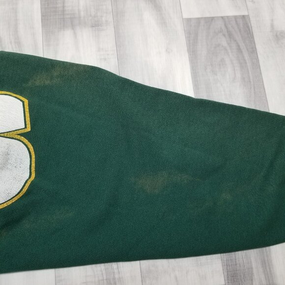 ✅VTG Riddell Helmet Green Bay Packers NFL Football Sweatshirt Men's XL *STAINED - Picture 7 of 14